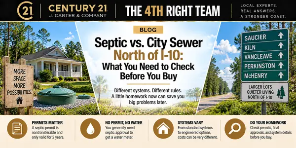 feature image of Septic vs. City Sewer North of I-10: What You Need to Check Before You Buy