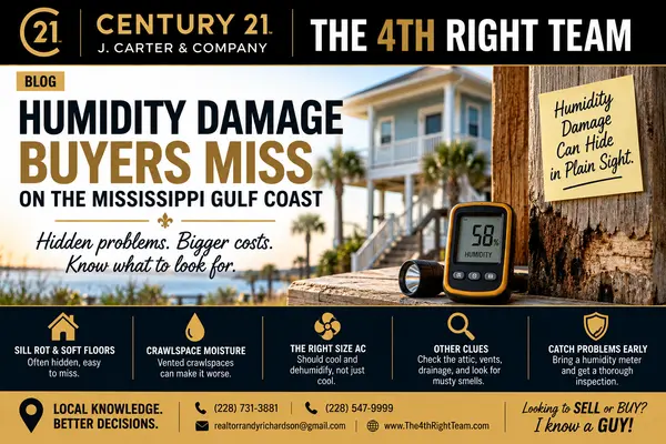 feature image of Humidity Damage Buyers Miss on the Mississippi Gulf Coast