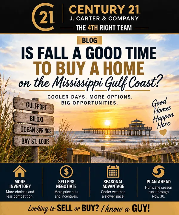 feature image of Is Fall a Good Time to Buy a Home on the Mississippi Gulf Coast?