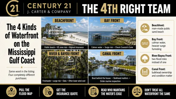 The 4 Kinds of Waterfront on the Mississippi Gulf Coast,Randy Richardson