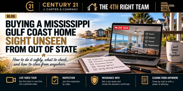 feature image of Buying a Mississippi Gulf Coast Home Sight Unseen From Out of State