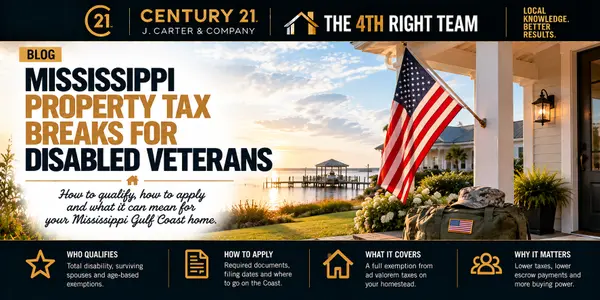feature image of Mississippi Property Tax Breaks for Disabled Veterans
