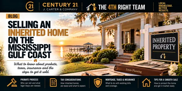 feature image of Selling an Inherited Home on the Mississippi Gulf Coast