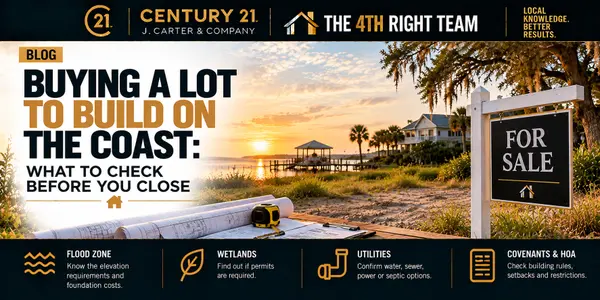 feature image of Buying a Lot to Build on the Coast: What to Check Before You Close