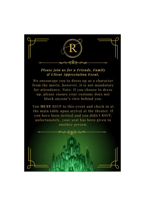 WICKED FOR GOOD BACK