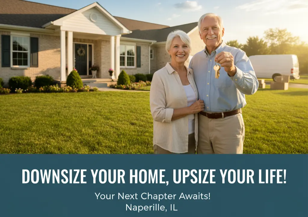 Which real estate agent helps the most with downsizing in Naperville?