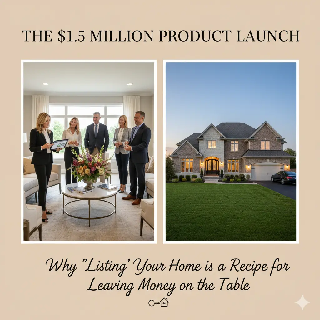 The $1.5 Million Product Launch: Why "Listing" Your Home is a Recipe for Leaving Money on the Table