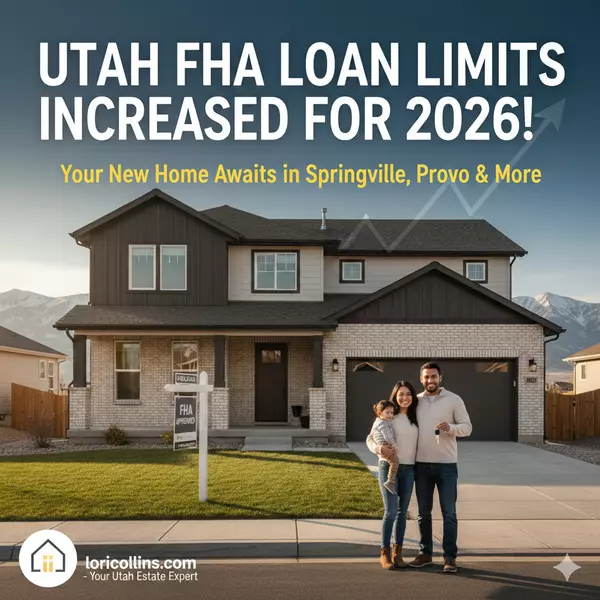 Big News for 2026: FHA Increases Loan Limits to Help You Buy in Utah County,Lori Collins