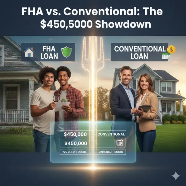 FHA vs. Conventional: The $450,000 Showdown (Which Saves You More?),Lori Collins