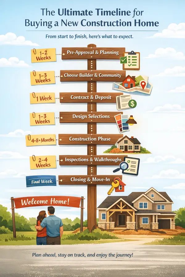 The Ultimate Timeline for Buying a New Construction Home