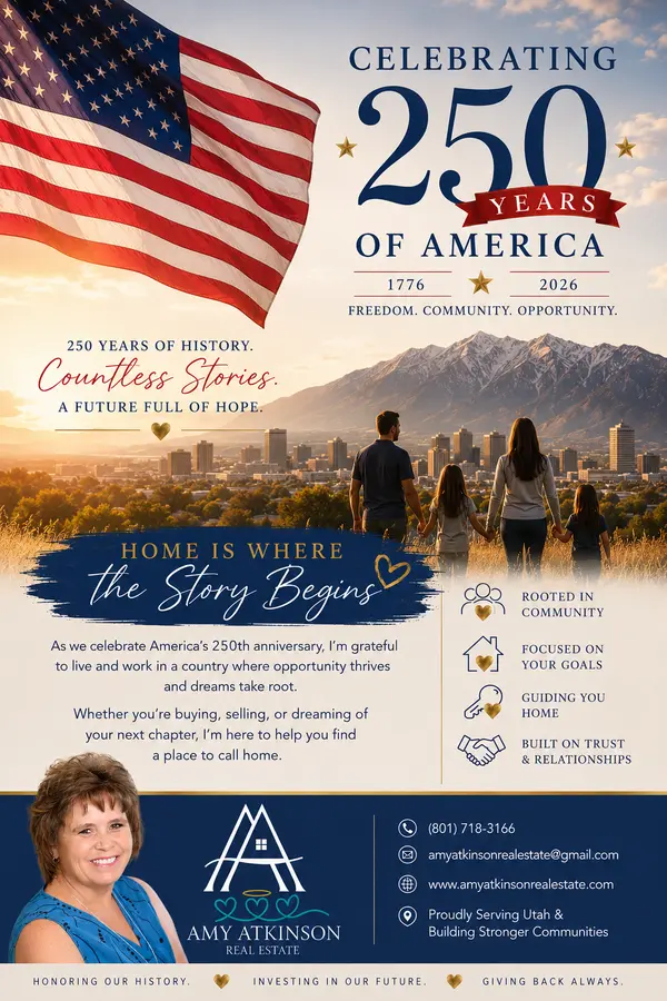 Celebrating 250 Years of America: Reflection, Freedom, and the Meaning of Home,Amy Atkinson