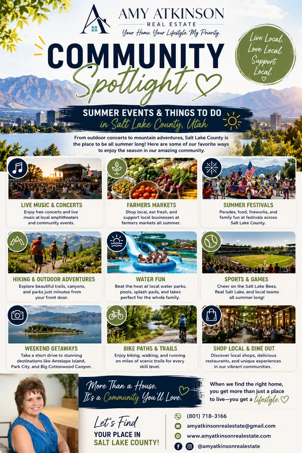 Community Spotlight: Summer Events & Things to Do in Salt Lake County, Utah,Amy Atkinson