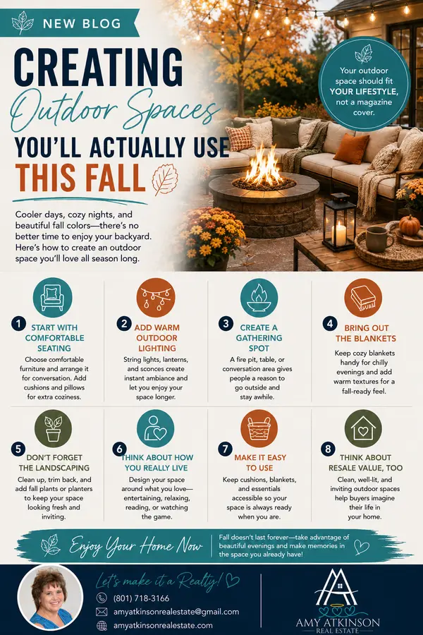 Creating Outdoor Spaces You’ll Actually Use This Fall,Amy Atkinson