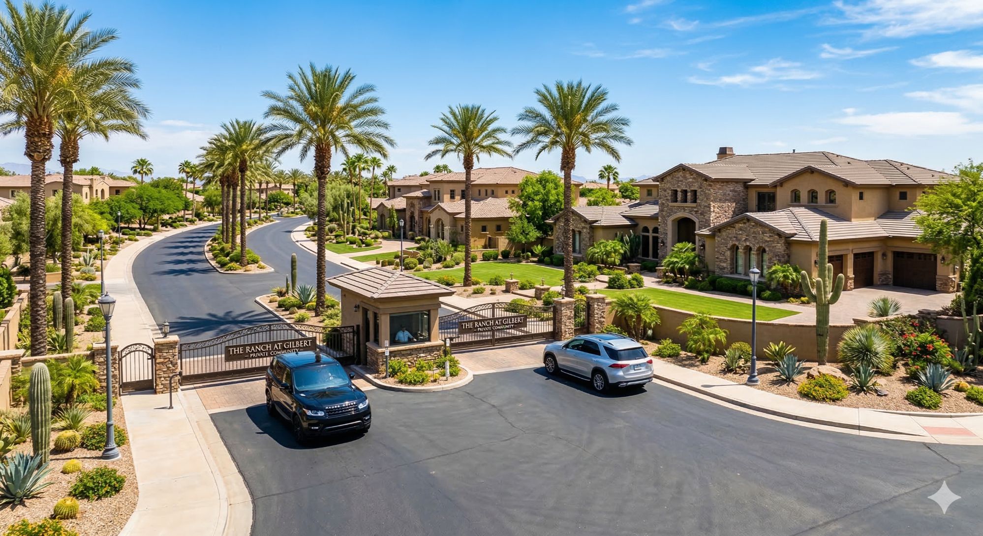 Luxury homes in Whitewing at Higley gated community Gilbert Arizona