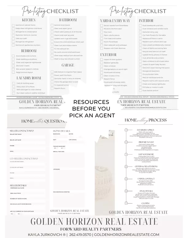 Your Home Selling Checklists: Every Step, Simplified,Kayla Jurkovich