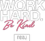 real logo- work hard- pink