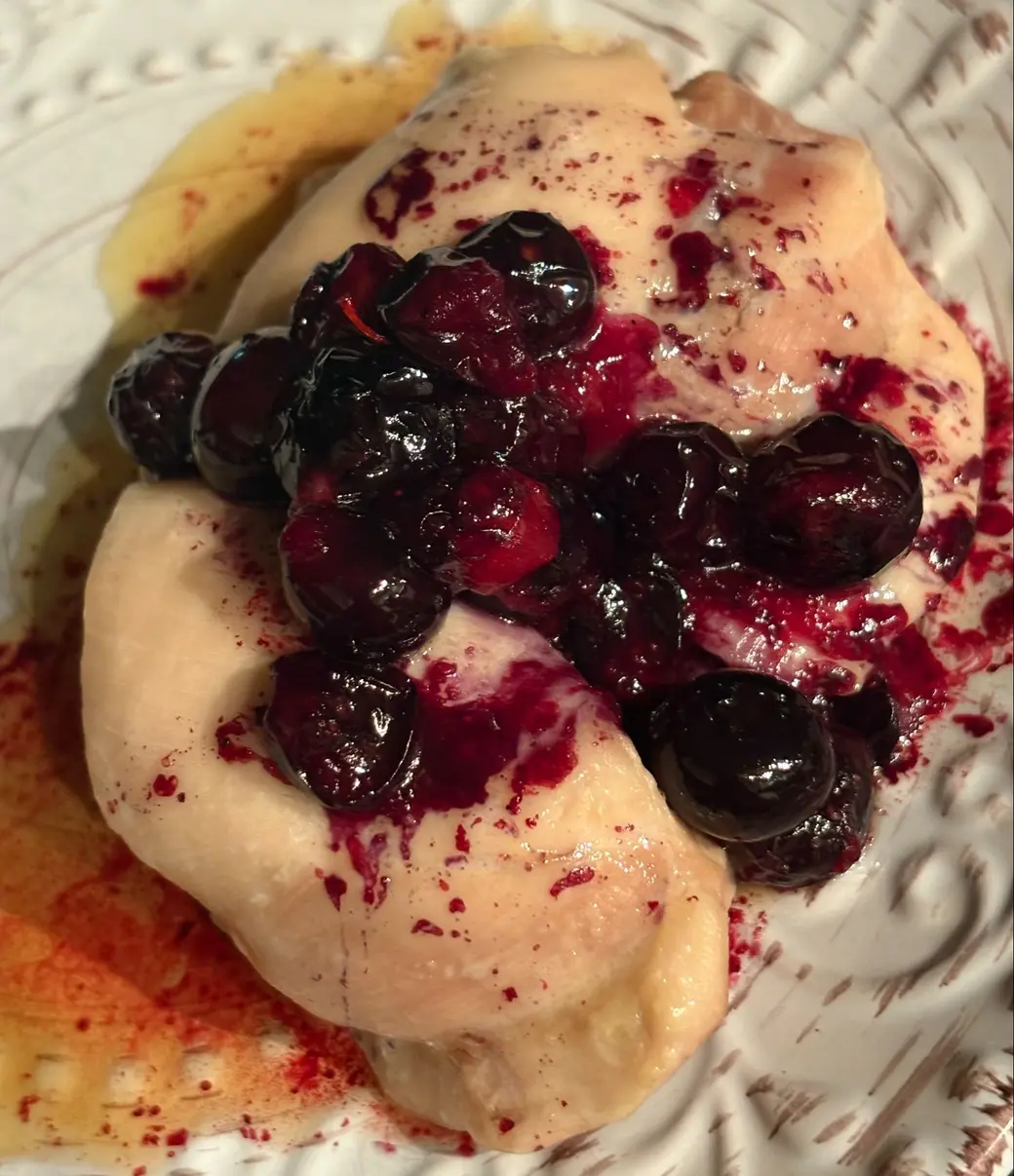 Home Sweet Home Cooking: Chicken with Blueberry Sauce You’ll Crave
