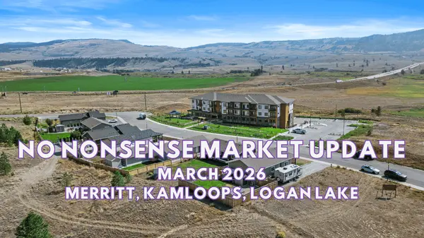 feature image of March 2026 Real Estate Market Update: Merritt, Logan Lake &amp; Kamloops District (No-Nonsense Breakdown)