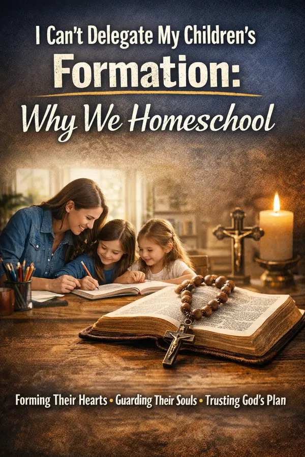 I Can’t Delegate My Children’s Formation: Why We Homeschool,Cristóbal Jiménez Priego