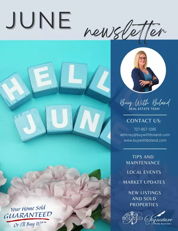 feature image of June Real Estate Newsletter