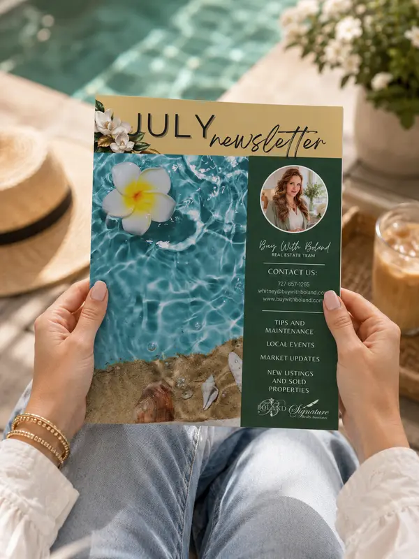 feature image of July 2026 Tampa Bay Real Estate Newsletter