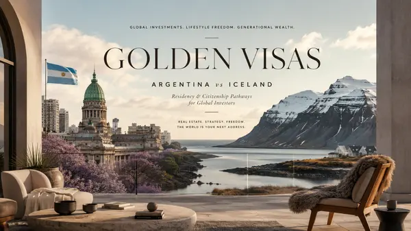Golden Visas, Global Real Estate & Citizenship by Investment: Why Argentina vs Iceland Are Suddenly on Investors' Radar