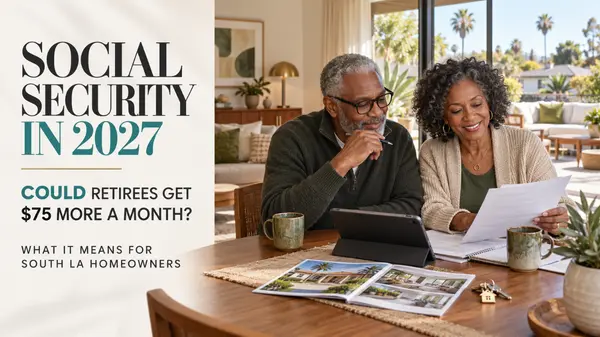 feature image of Social Security Could Rise by Nearly $75 a Month in 2027—What It Means for South LA County Retirees and Real Estate