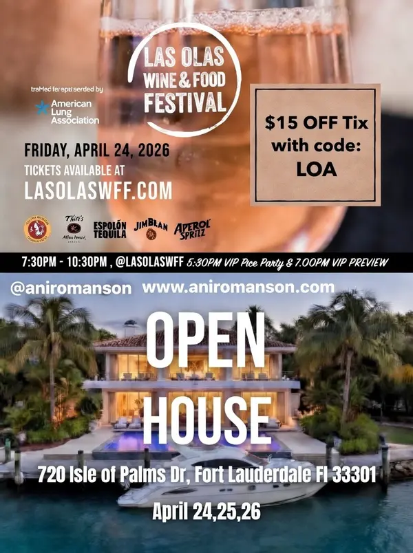 Experience the Las Olas Blvd Wine and Food Festival—and Discover Waterfront Luxury