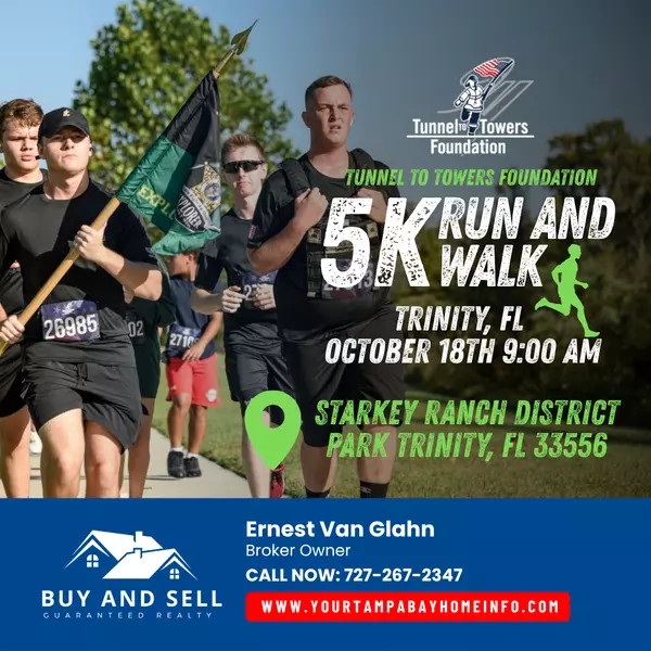 Tunnel to Towers 5K Trinity, FL October 18th 9:00 AM Starkey Ranch District Park Trinity