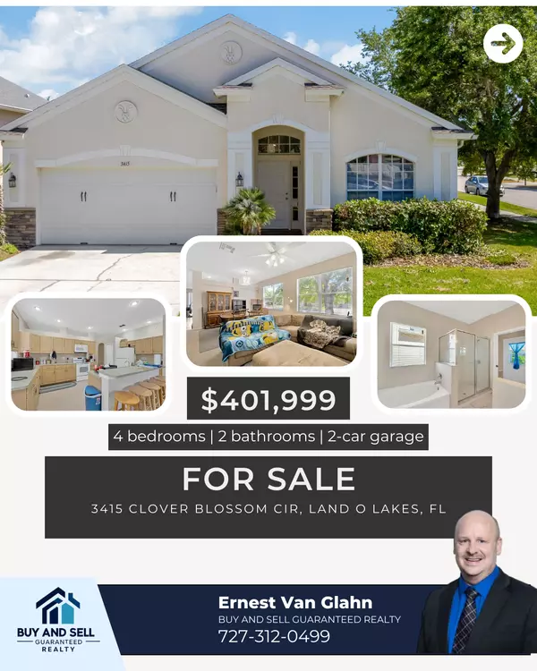 Dream Home Alert: 3415 Clover Blossom Cir, Land O’ Lakes, FL – Spacious, Stylish & Ready for You!