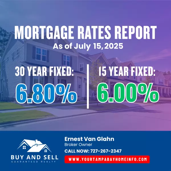 Mortgage Rates Update – As of July 15, 2025