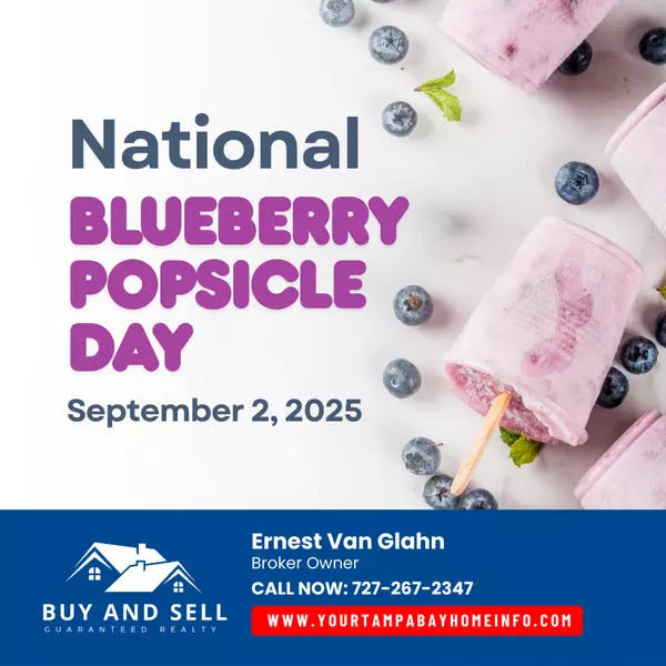 Happy National Blueberry Popsicle Day!