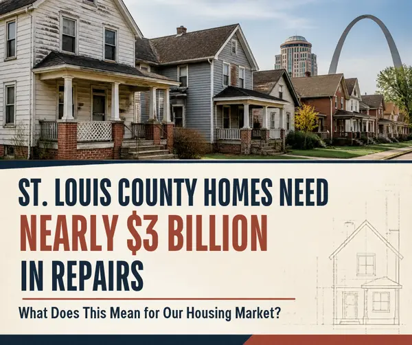feature image of St. Louis County Homes Need Nearly $3 BILLION in Repairs — What Does This Mean for Our Housing Market?