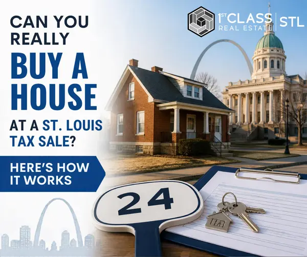 feature image of Can You Really Buy a House at a St. Louis Tax Sale? Here’s How It Works