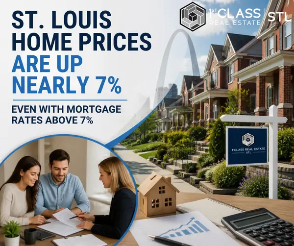 feature image of St. Louis Home Prices Are Up Nearly 7% — Even With Mortgage Rates Above 7%