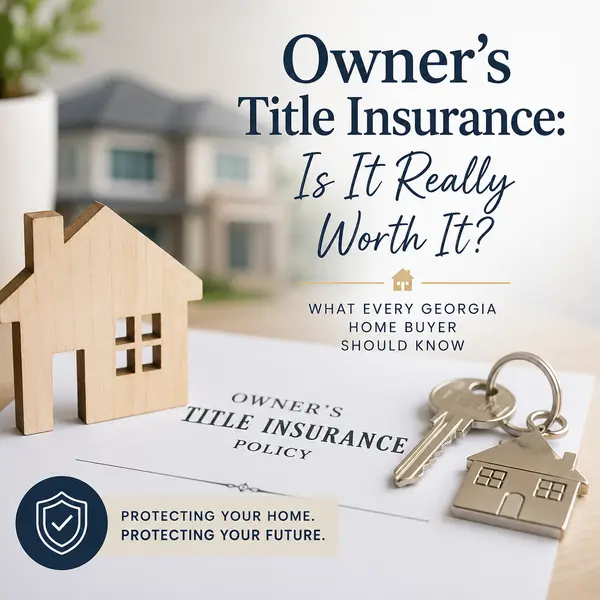 Is Owner's Title Insurance Worth It? A Georgia Home Buyer's Guide