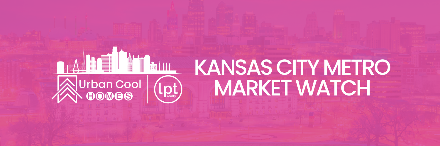 Kansas City Metro Market Watch with Urban Cool Homes and LPT Realty logos.