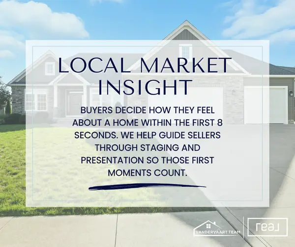 8 seconds...that's all it takes for a buyer to decide how they feel in a home. 