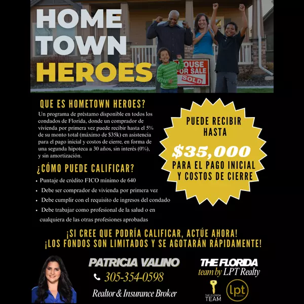 feature image of Hometown Heroes: La Ayuda que Necesitas para tu Primer Hogar en Florida  