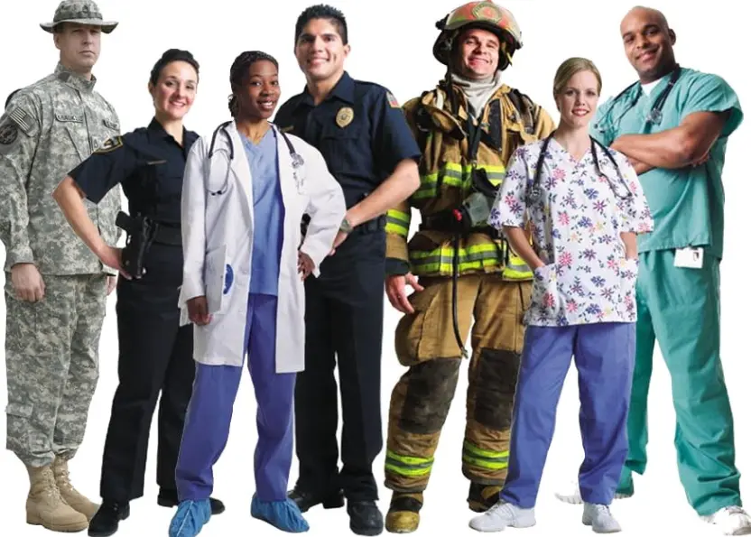 Our 10% Appreciation Discount for Military and First Responders