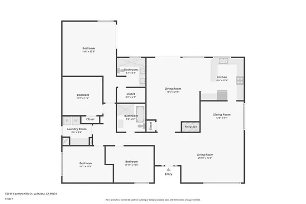 520 W Country Hills DR, La Habra, CA 90631
