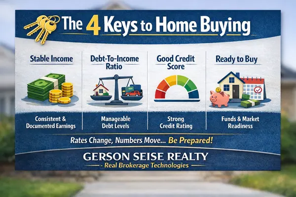 The 4 Keys to Home Buying,Gerson Seise REALTOR