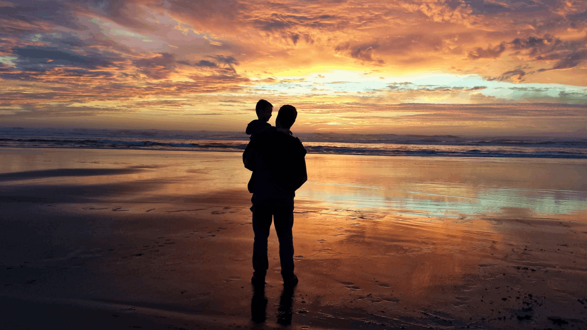 Dad and child for Father's Day in South Jersey