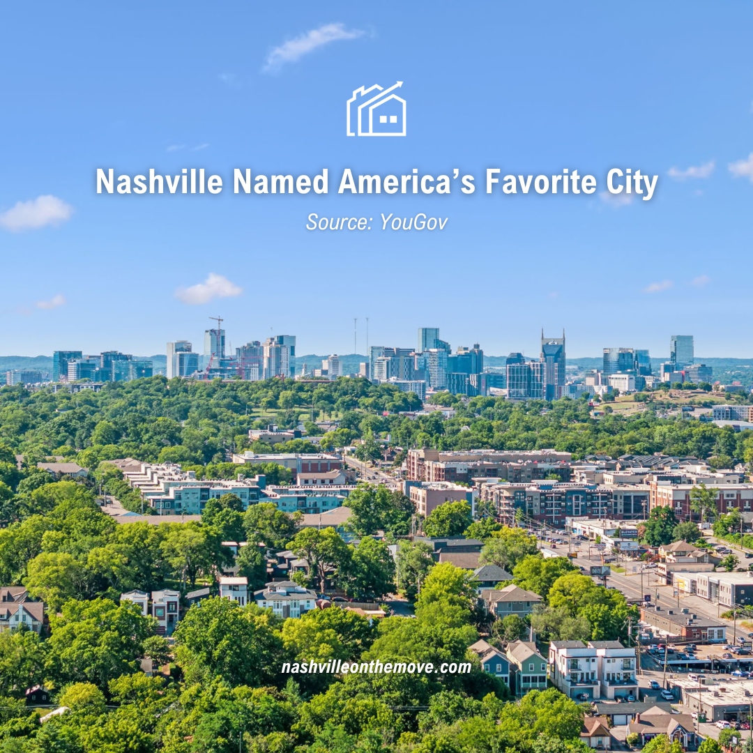 Nashville Named America’s Favorite City
