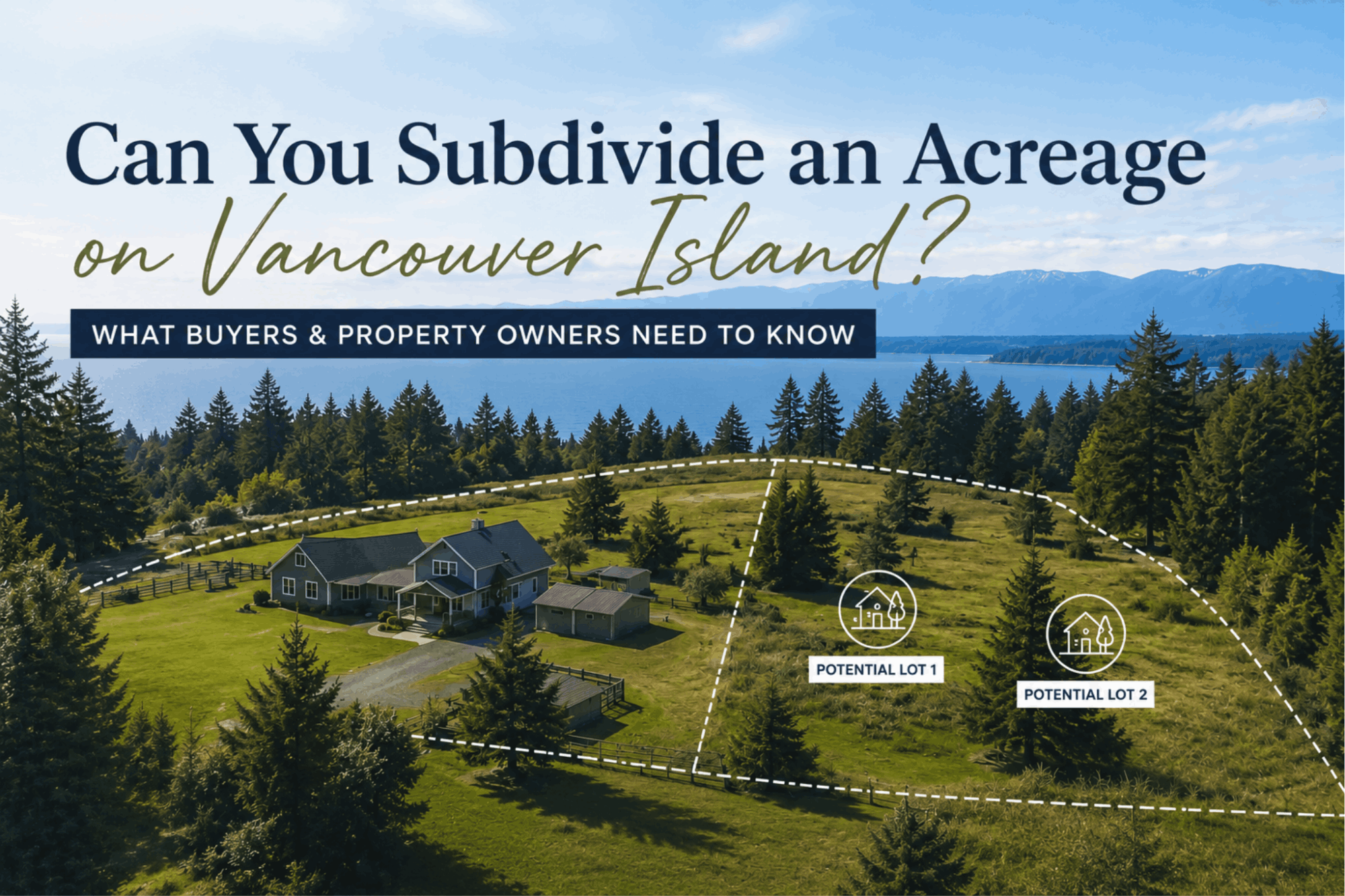 Subdividing an acreage on vancouver island
