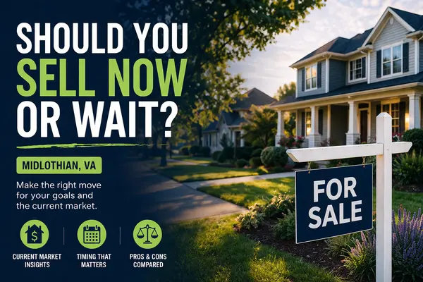 Should I Sell My House Now or Wait in Midlothian, VA?,Khaliyah Heaven Barakhyahu