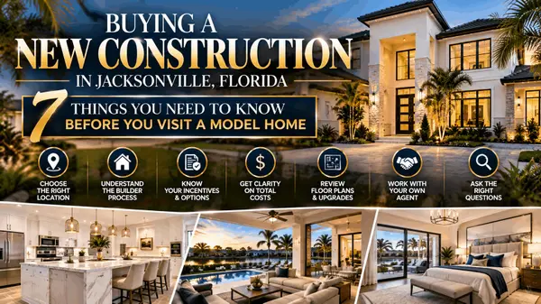 Buying New Construction in Jacksonville, FL? 7 Things to Know Before You Visit a Model Home