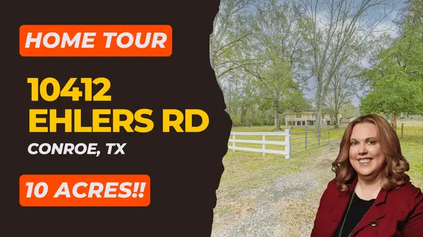 VIDEO TOUR: Step Inside 10 Acres of Freedom at 10412 Ehlers Rd in Conroe,Bren Brewer