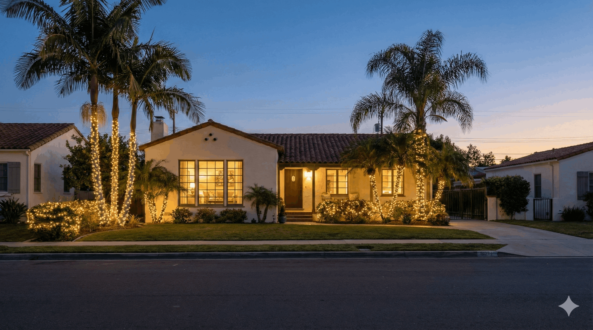 A close-up conceptual photograph of a hand unplugging a power cord made of holiday string lights from a wall socket. The blurred background shows a warm San Diego living room. This image represents the sharp drop in new real estate listings in San Diego County during the holiday week ending December 14, 2025.