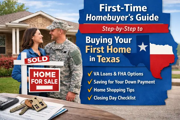 First-Time Homebuyer’s Guide: Step-by-Step to Buying Your First Home in Texas
